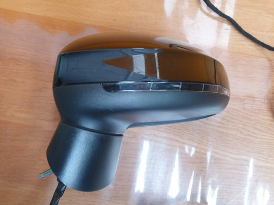 ✅2018 AUDI A1 8X 1.4TFSI FRONT LEFT WING MIRROR BLACK Y9B + WARRANTY A087