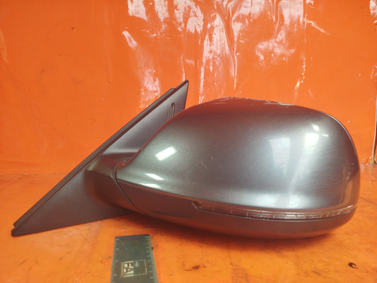 ✅2012 AUDI Q5 8R 2.0TDI FRONT LEFT WING MIRROR GREY Z7S + WARRANTY A291