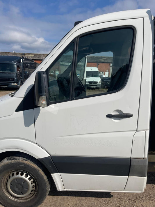 ✅VW CRAFTER CR35 2.0 DIESEL 2015 FRONT LEFT DOOR BARE WHITE Warranty A275