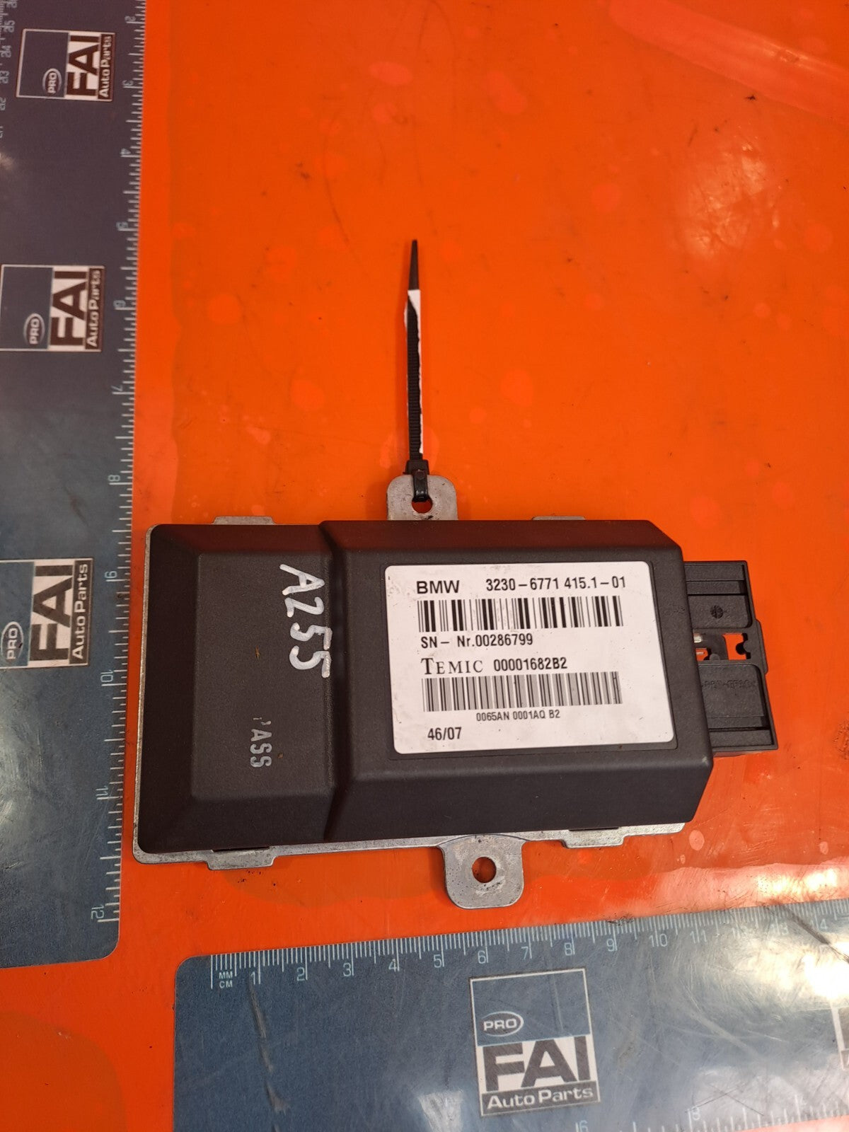 ✅2008 BMW 7 SERIES E66 STEERING COLUMN CONTROL MODULE 6771415 + WARRANTY A255