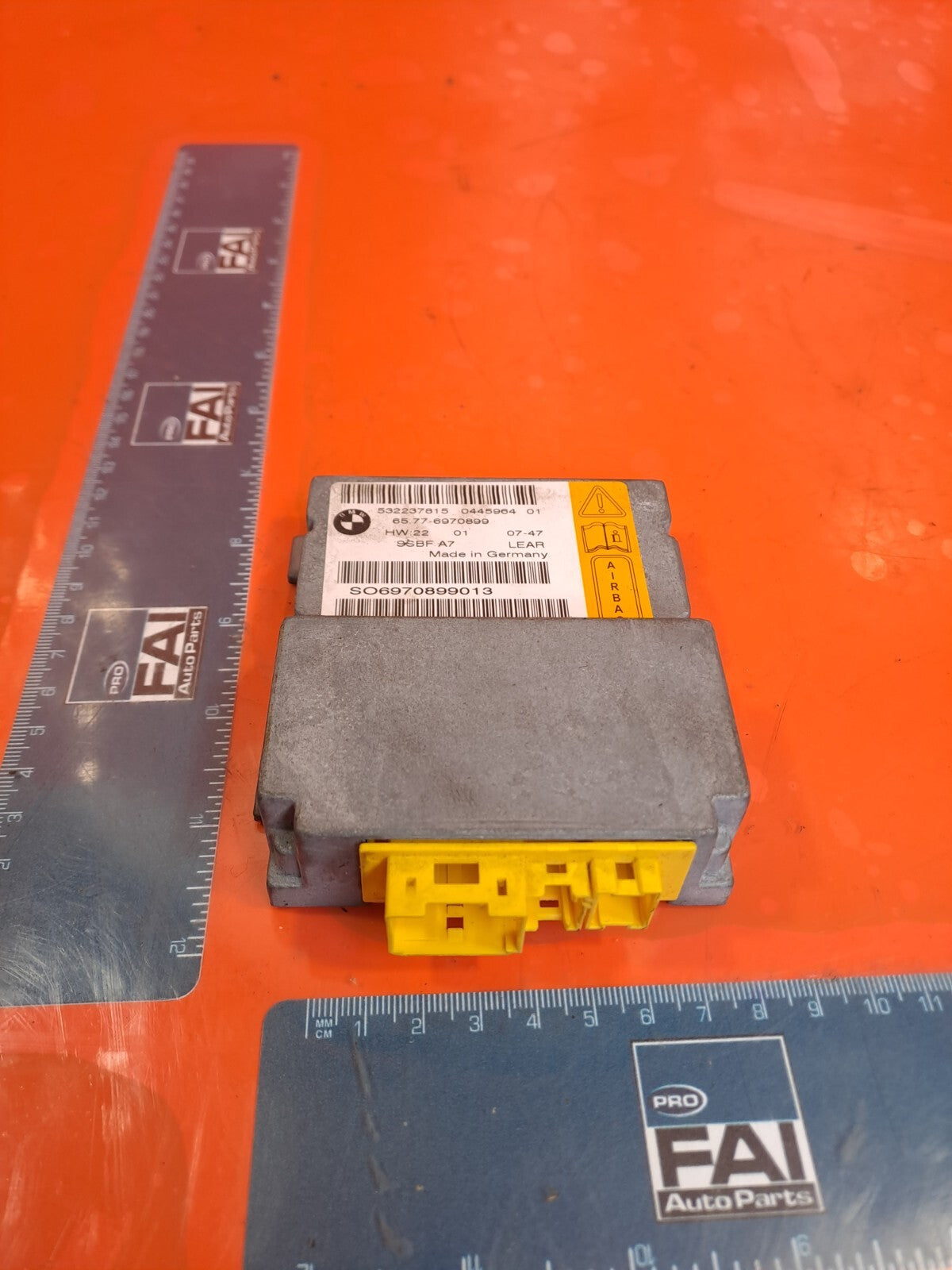 ✅2008 BMW 7 SERIES E66 FRONT LEFT SEAT AIRBAG CONTROL MODULE 6970899 + WARRANTY