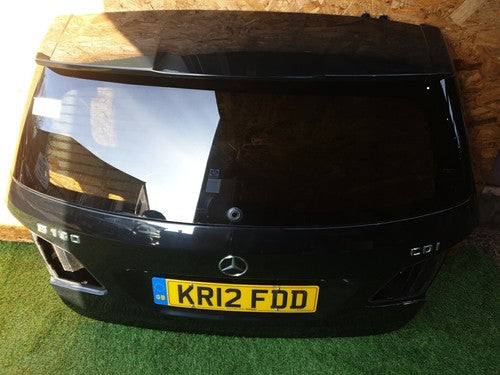 2012 MERCEDES B CLASS W246 1.8D TAILGATE BOOT LID BLACK + WARRANTY A211