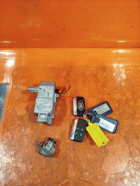 ✅LAND ROVER DISCOVERY 4 2015 3.0 DIESEL STEERING COLUMN LOCK & KEYS AH223K772AC