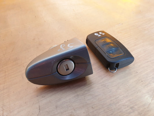 ✅2007 FORD MONDEO MK4 DOOR LOCK & KEY Thunder Metallic + WARRANTY A085