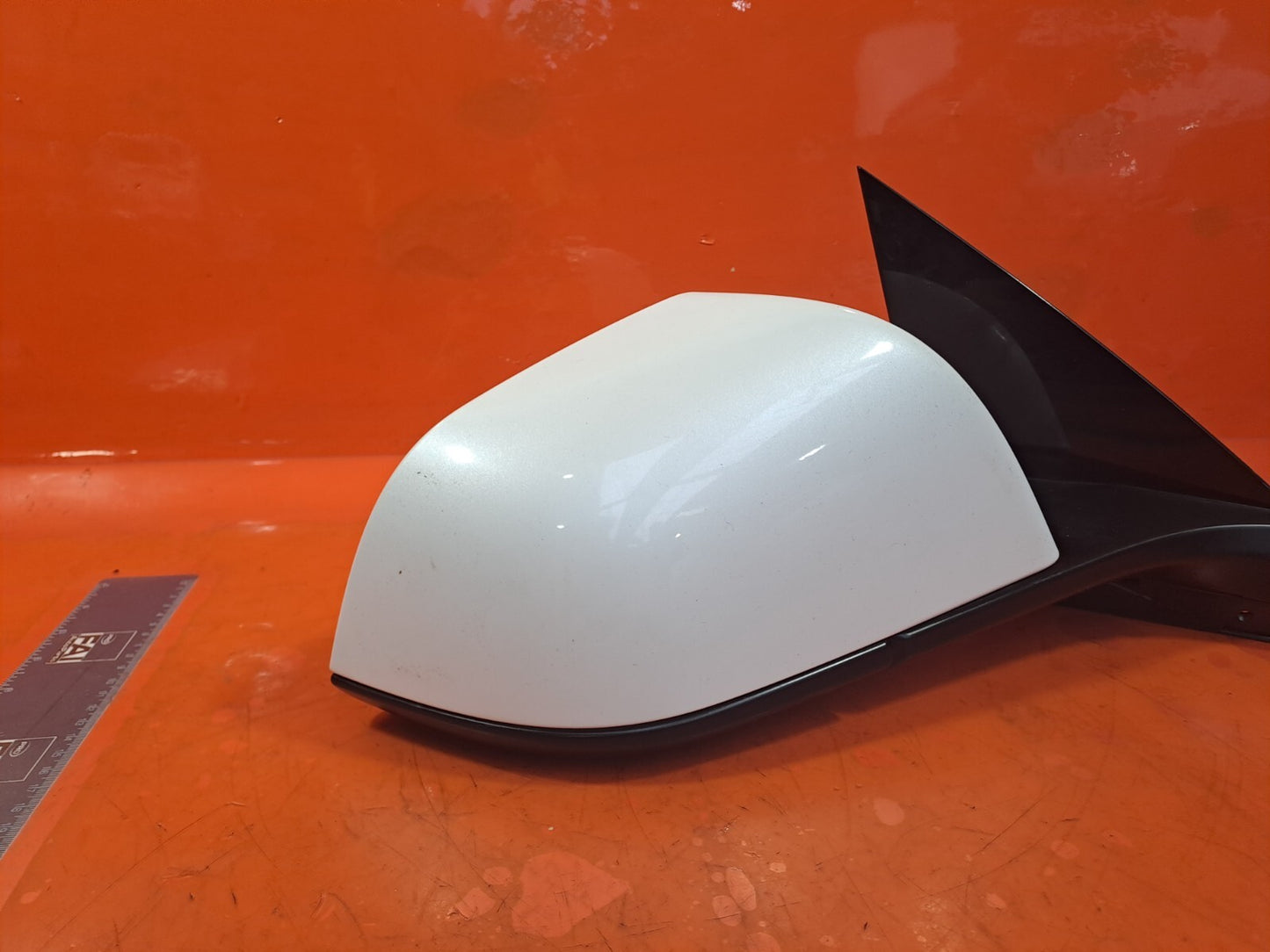 2024 TESLA MODEL 3 LONG FRONT RIGHT WING MIRROR WHITE + WARRANTY A207