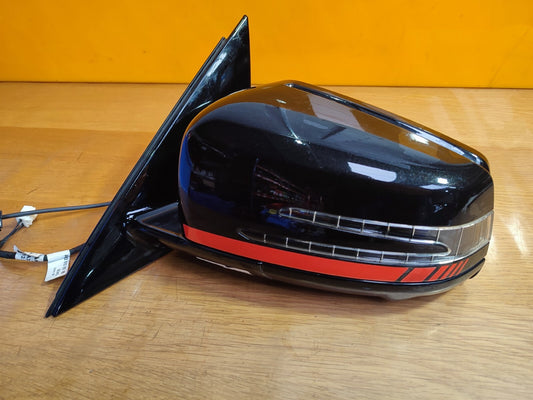 MERCEDES W212 E300 2.1 DIESEL 2014 FRONT LEFT PASSENGER WING MIRROR PF BLACK