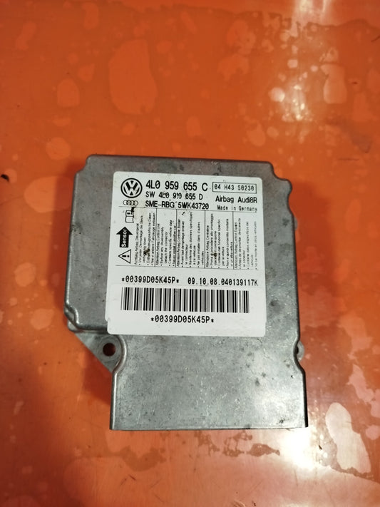 ✅AUDI Q7 S LINE QUATTRO 3.0 DIESEL 2009 AIRBAG CONTROL MODULE ECU 4L0959655C