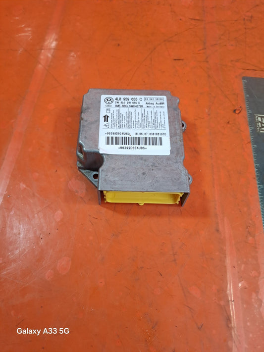✅2007 AUDI Q7 4L 3.0D AIRBAG CONTROL MODULE UNIT 4L0959655C + WARRANTY A295