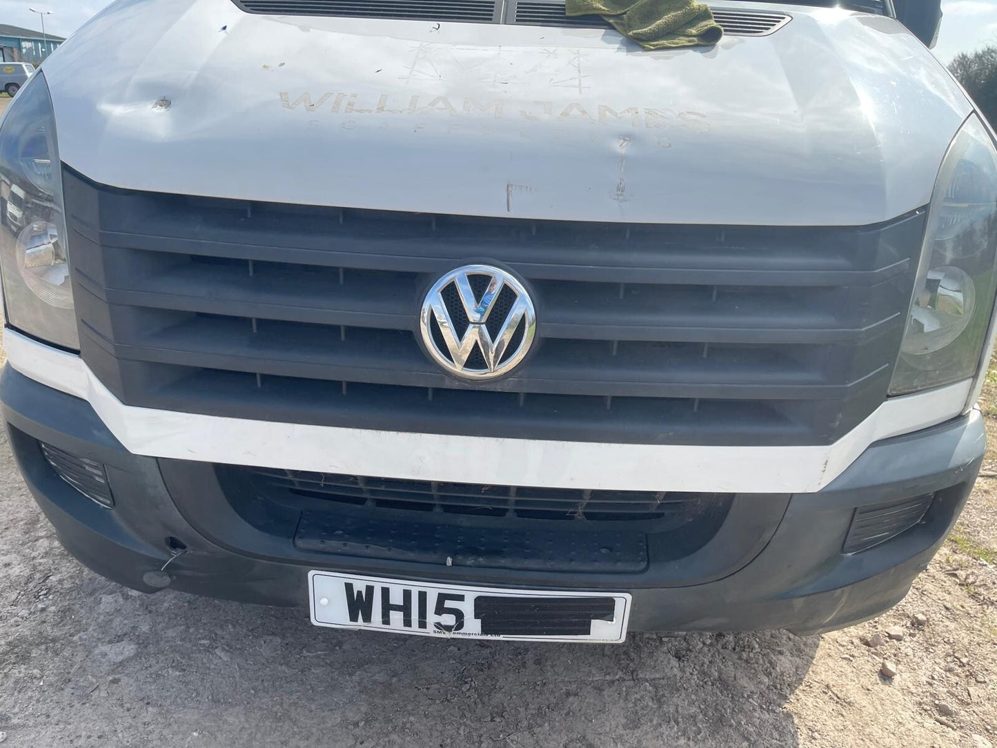 ✅VW CRAFTER CR35 2.0 DIESEL 2015 FRONT GRILLE 2E0853653E Warranty A275