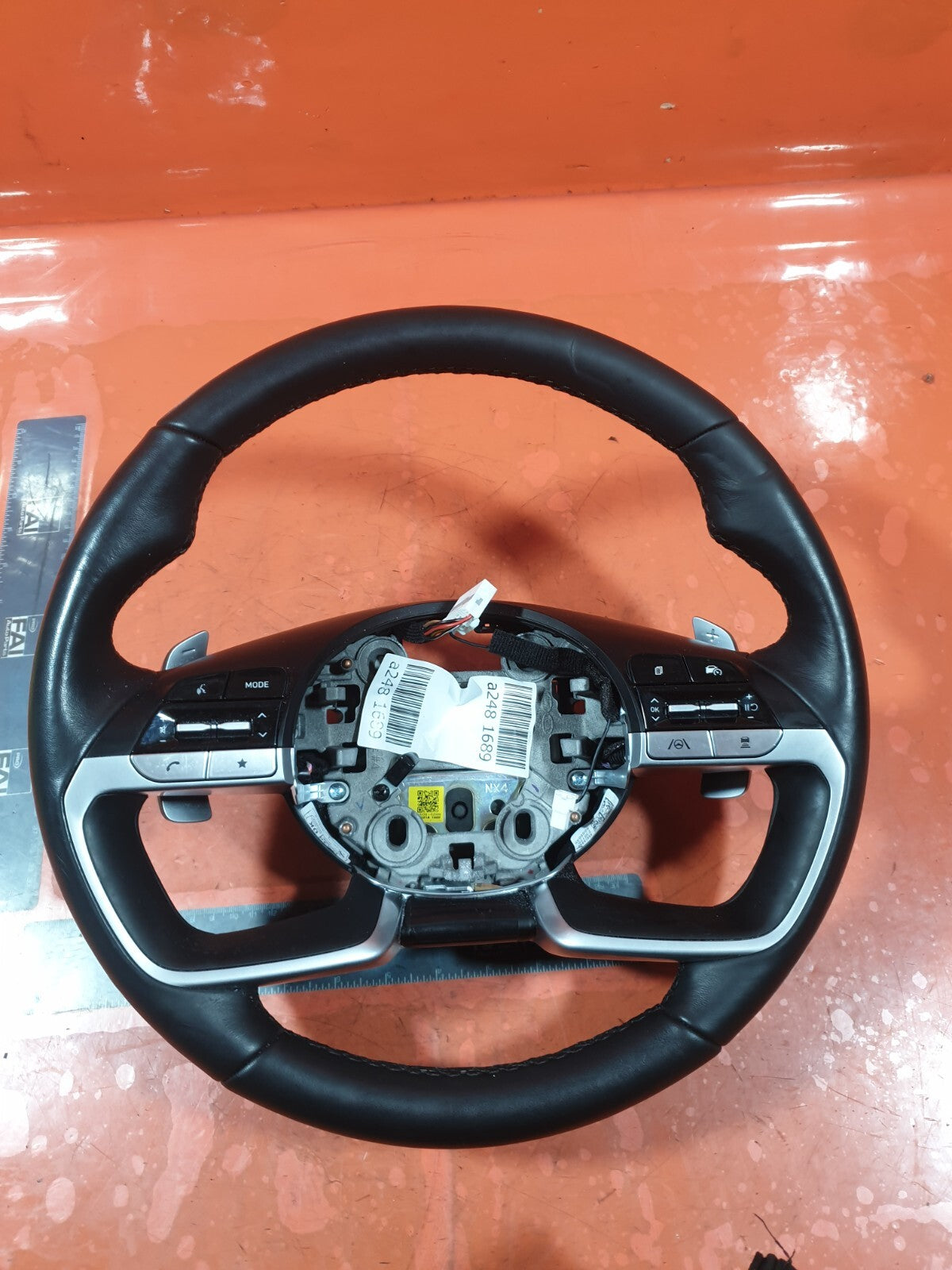 ✅HYUNDAI TUCSON MK4 1.6 PETROL 2023 MULTIFUNCTION LEATHER STEERING WHEEL A248