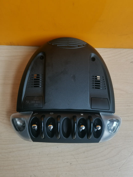 MINI COOPER 1.6 PETROL 2008 FRONT INTERIOR ROOF LIGHT 3450343-02 A041