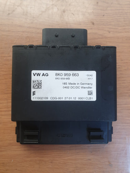 2012 AUDI A5 S LINE 2.0D VOLTAGE STABILIZER CONTROL MODULE 8K0959663 A218