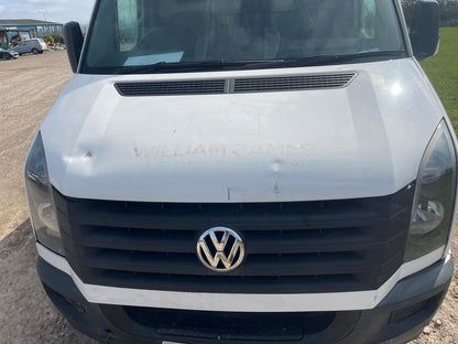 ✅VW CRAFTER CR35 2.0 DIESEL 2015 BONNET WHITE Dent A275