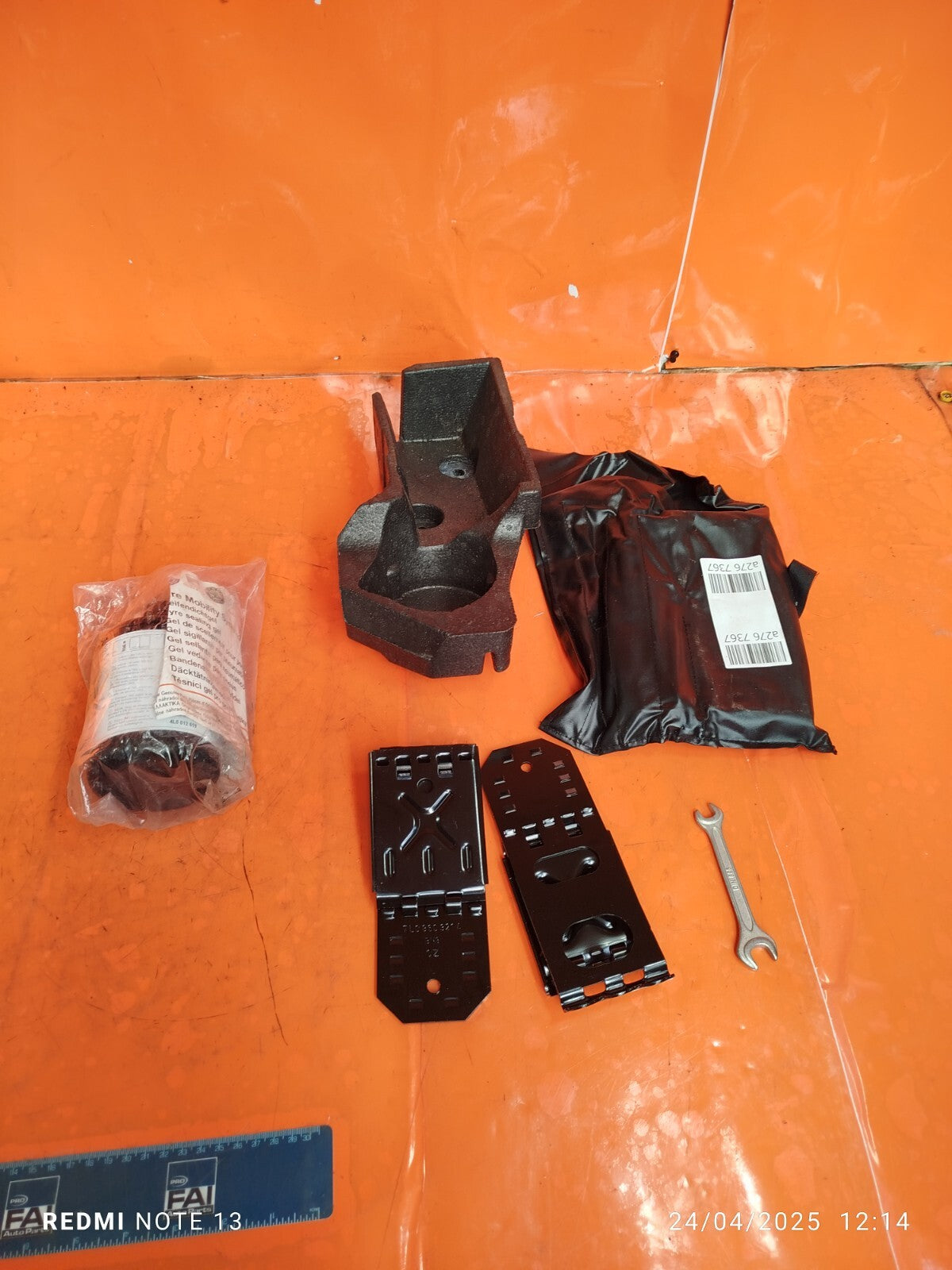 ✅2012 AUDI Q5 8R S LINE 2.0P CAR TYRE MAINTENANCE SEALANT COMPRESSOR TOOL KIT