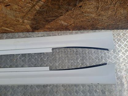 ✅BMW F21 118I M 1.6 PETROL 2015 SIDE SILL SKIRTS PAIR WHITE Warranty A298