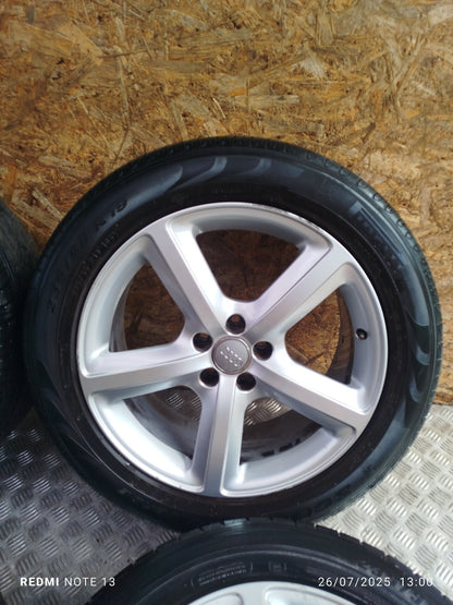 ✅AUDI Q5 S LINE 2.0 DIESEL 2012 ALLOY WHEEL WITH TYRE SET 235/55 R19 8R0601025