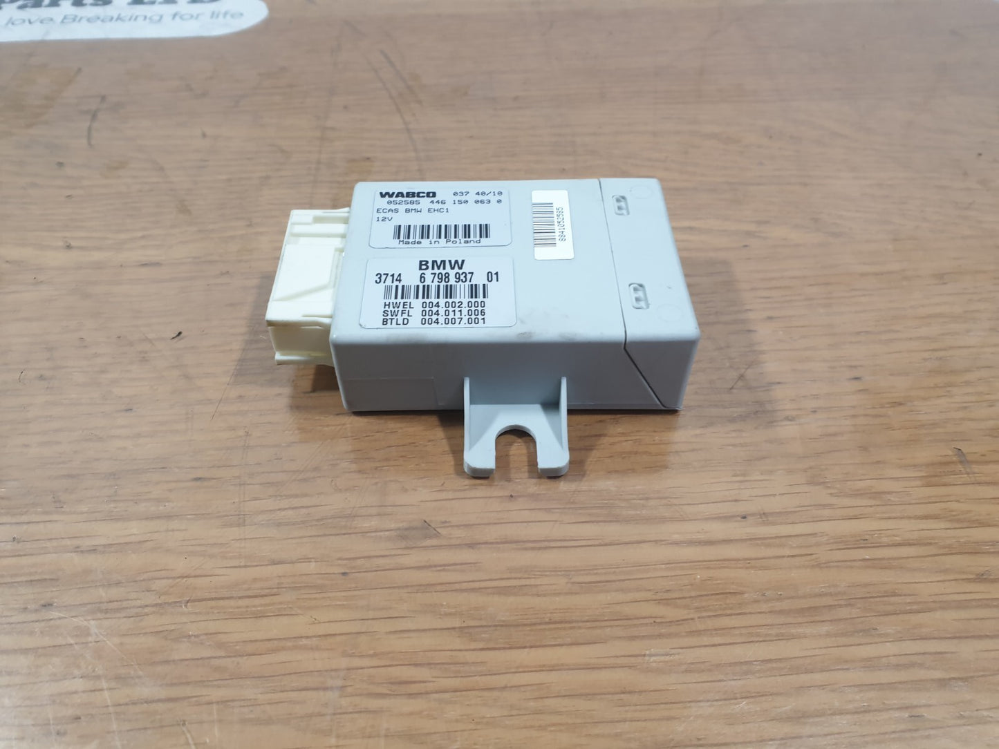 BMW 520D F11 2.0 DIESEL 2010 AIR SUSPENSION CONTROL MODULE ECU 6798937 Warranty