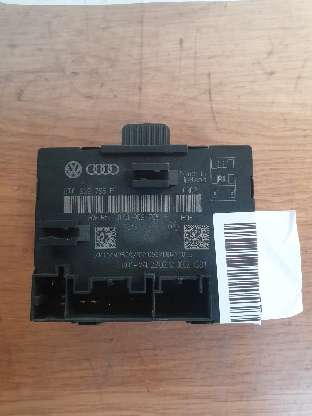 2012 AUDI A5 S LINE 2.0D REAR DOOR CONTROL MODULE 8T0959795F + WARRANTY A218