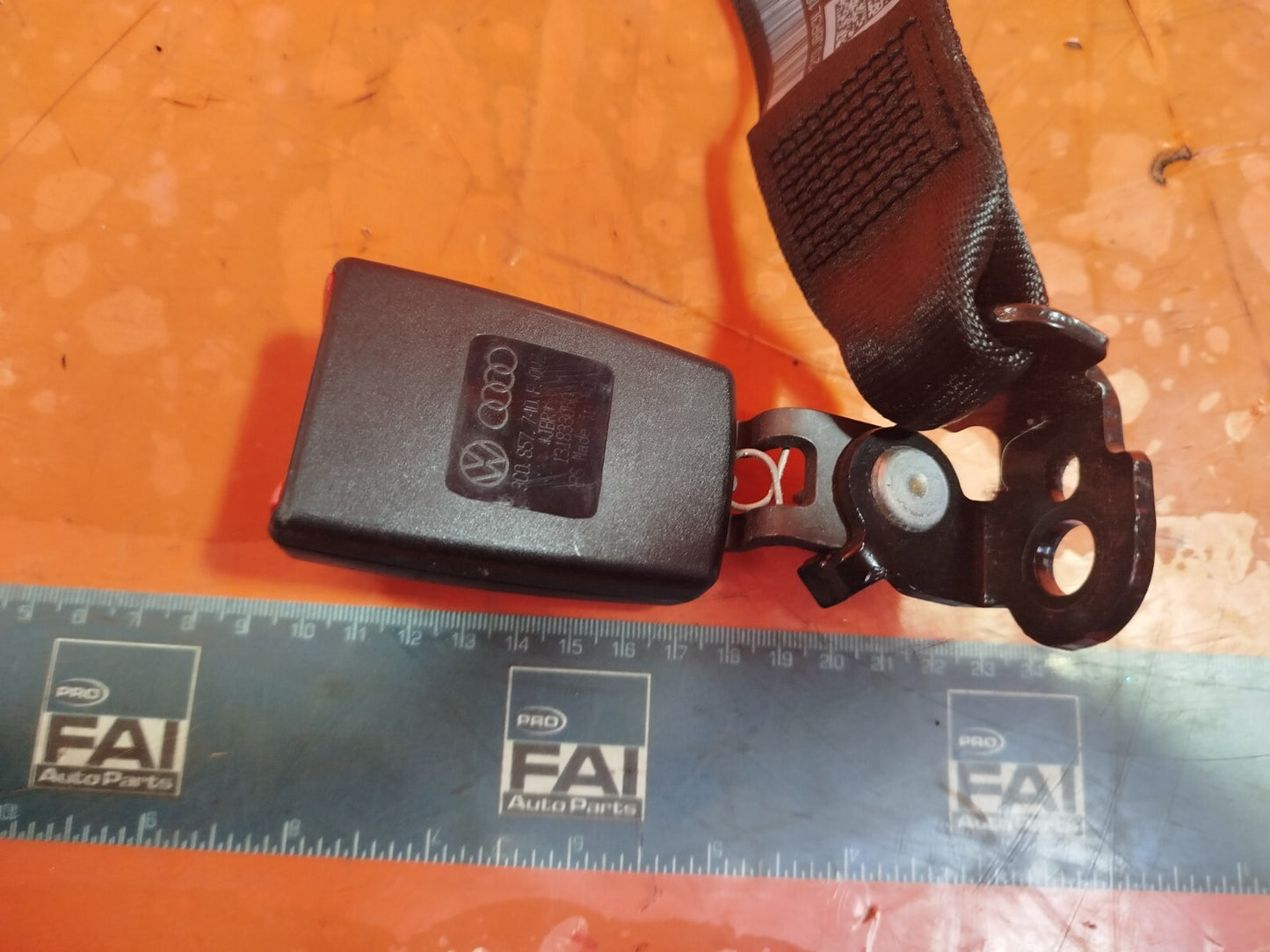 ✅VW PASSAT CC GT 2.0 DIESEL 2013 REAR CENTRE MIDDLE SEAT BELT WITH BUCKLE A246