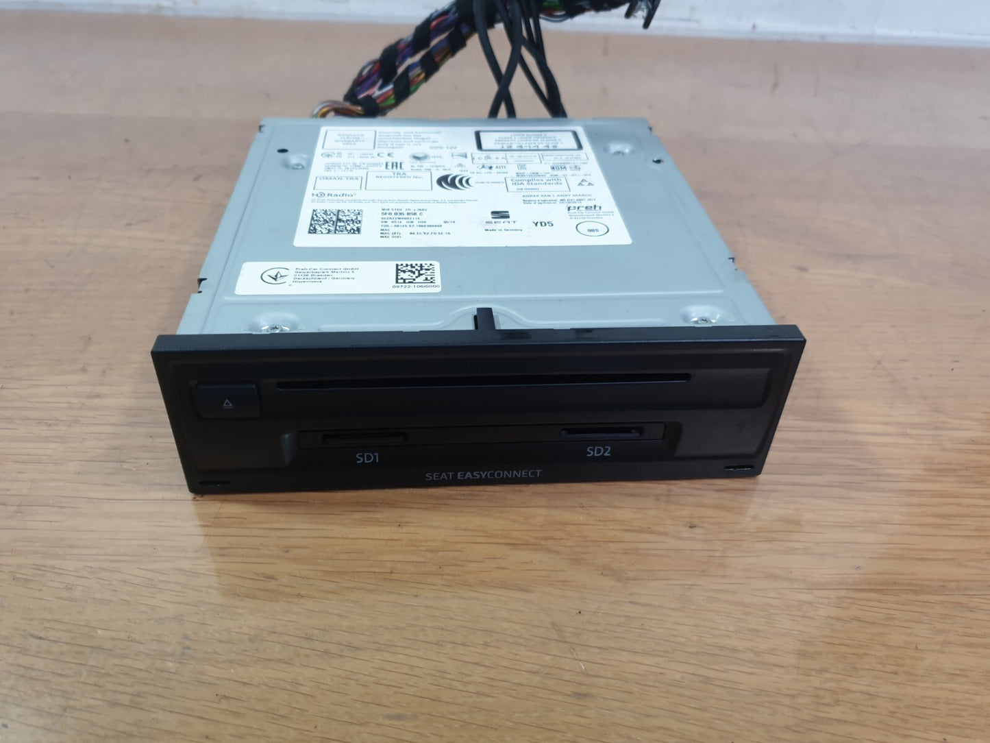 SEAT Arona Fr Tsi 1.0 Petrol 2019 MULTIMEDIA RADIO STEREO HEADUNIT 5F0035858C