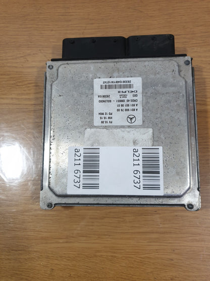 MERCEDES B CLASS W246 1.8 DIESEL 2012 ENGINE CONTROL MODULE ECU A6519007600 A211
