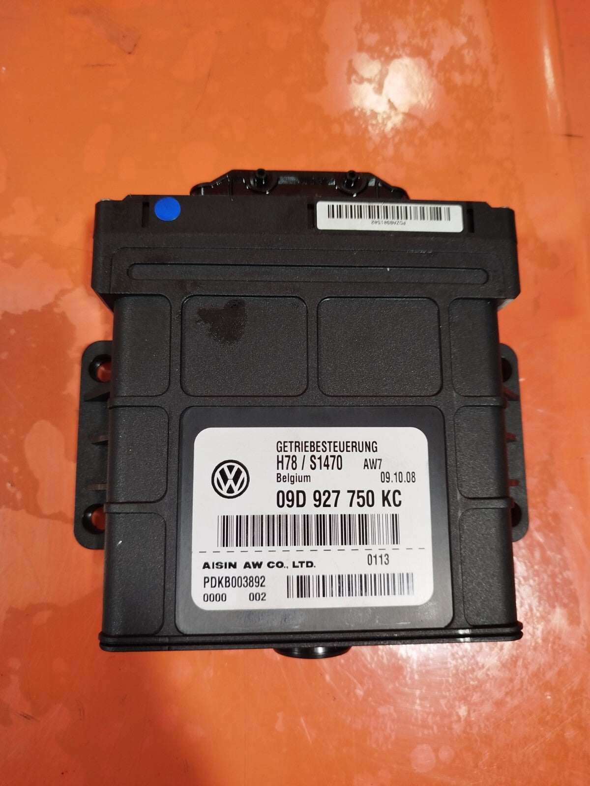 ✅AUDI Q7 S LINE QUATTRO 3.0 DIESEL 2009 GEARBOX CONTROL MODULE ECU 09D927750KC