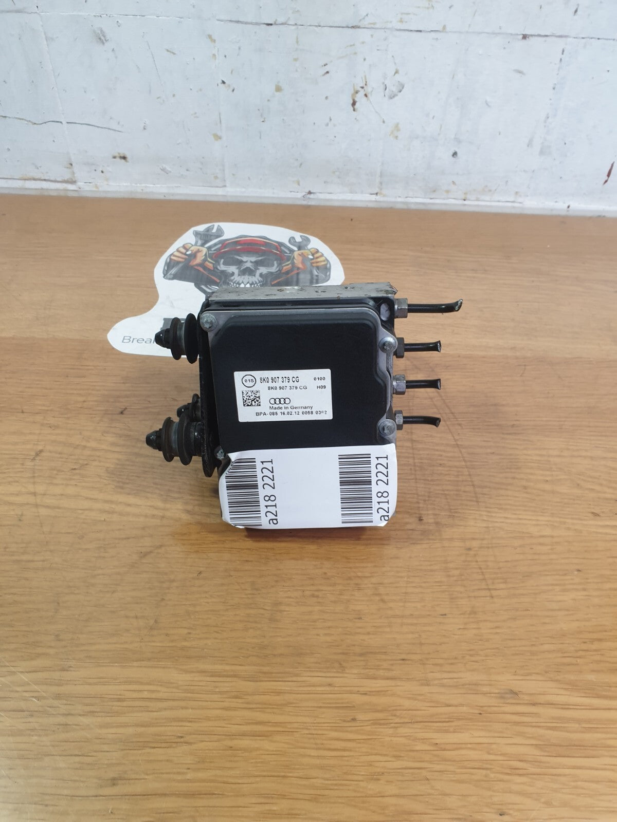 AUDI A5 CABRIO S LINE 2.0 DIESEL 2012 ABS PUMP CONTROL MODULE 8K0907379CG A218