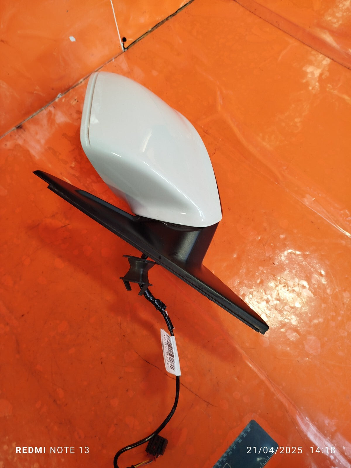 ✅2012 AUDI Q5 8R S LINE FRONT LEFT WING MIRROR WHITE S9R 8R2857409C + WARRANTY