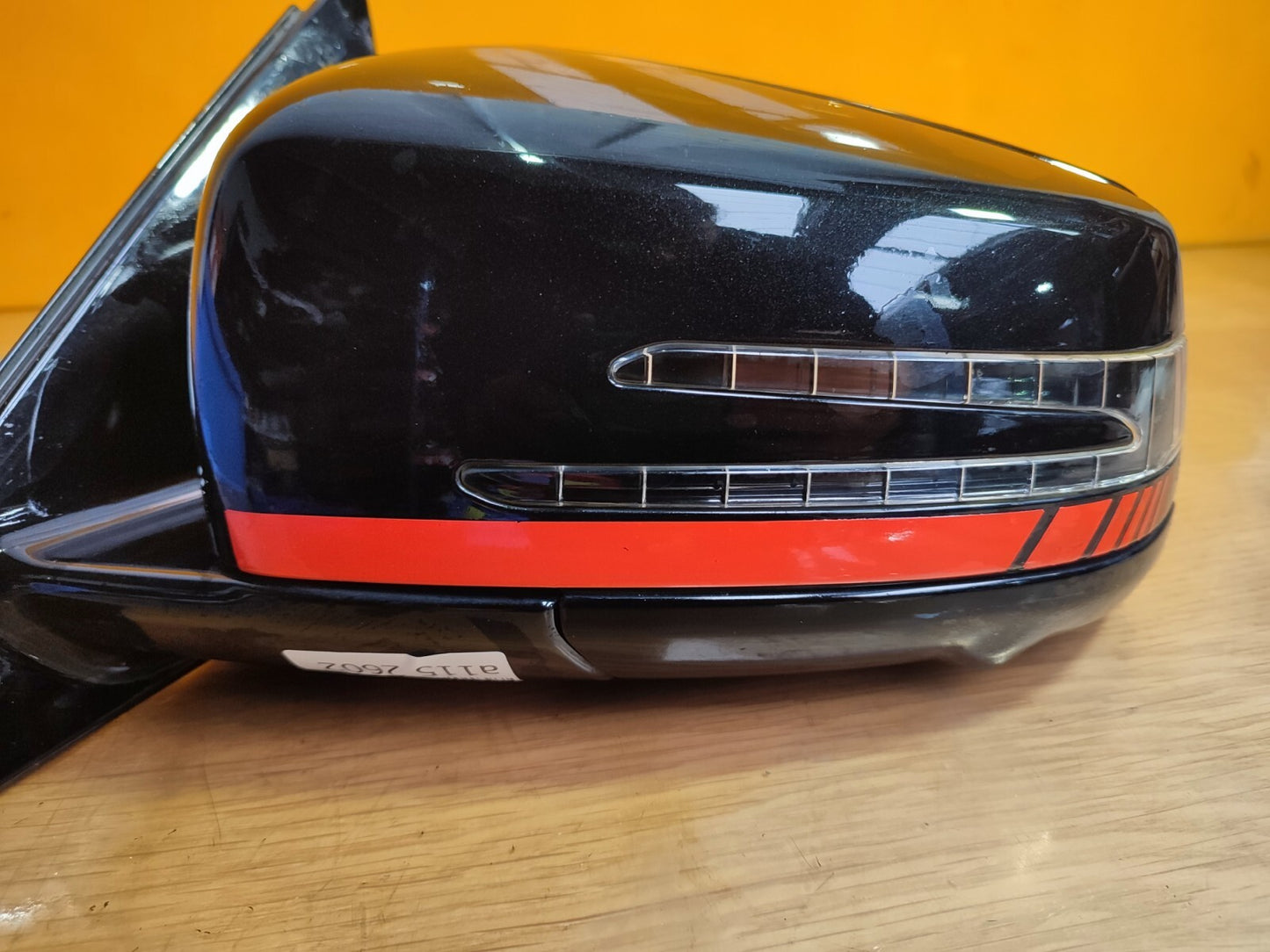 MERCEDES W212 E300 2.1 DIESEL 2014 FRONT LEFT PASSENGER WING MIRROR PF BLACK