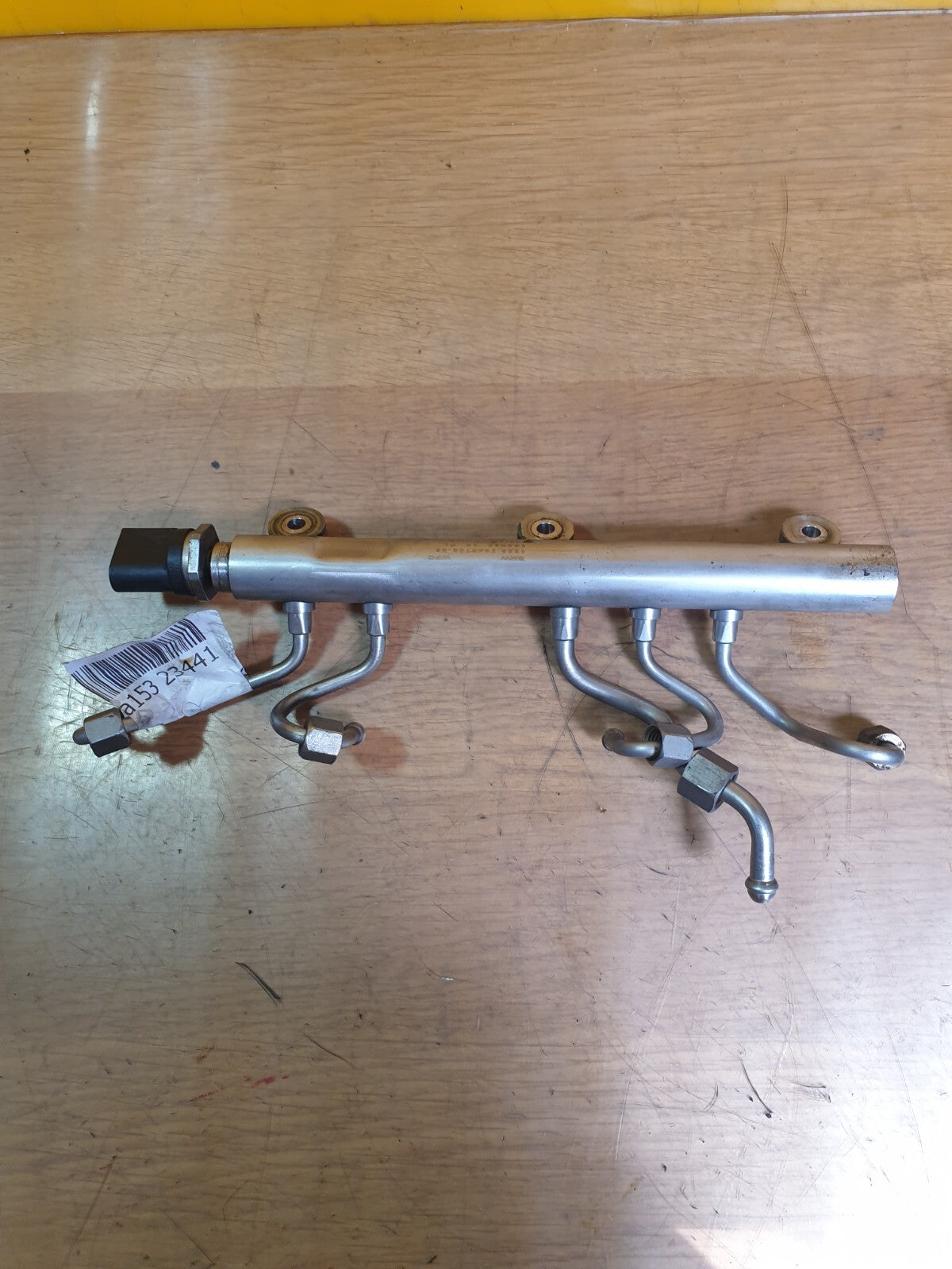 ✅2014 BMW 5 SERIES F11 4.4P RIGHT & LEFT FUEL RAIL PAIR 8649320 8649321 WARRANTY