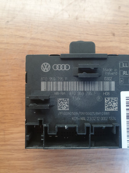 2012 AUDI A5 S LINE 2.0D REAR DOOR CONTROL MODULE 8T0959795F + WARRANTY A218