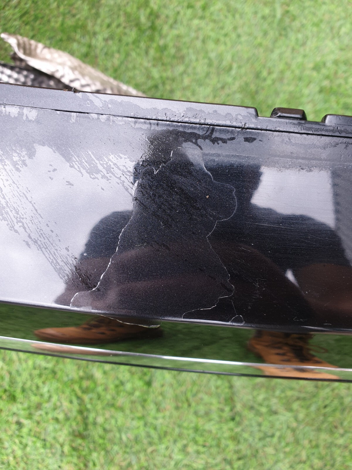 2006 BMW 7 SERIES E66 4.8P REAR BUMPER BLACK + WARRANTY A208