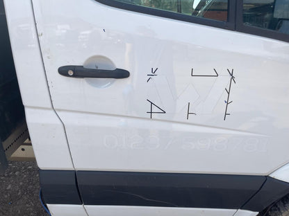 ✅VW CRAFTER CR35 2.0 DIESEL 2015 FRONT RIGHT DOOR BARE WHITE Warranty A275