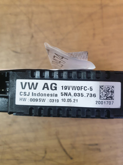 ✅VW GOLF MK8 1.5 PETROL 2022 DOUBLE USB PORT SOCKET 5NA035736 Warranty A191