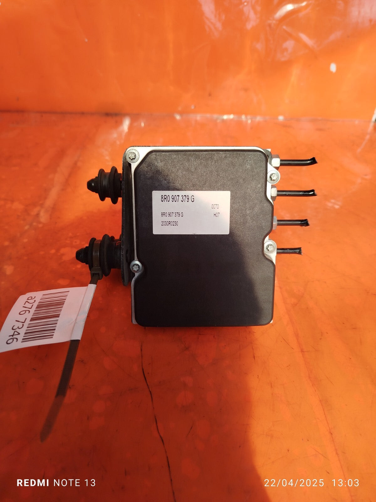 ✅AUDI Q5 S LINE 2.0 PETROL 2012 ABS PUMP 8R0907379G Warranty A276