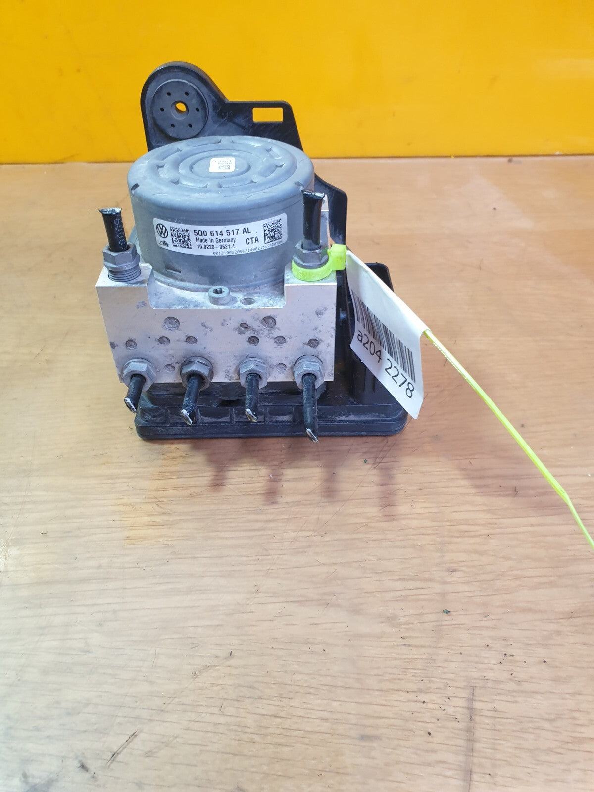 ✅2015 AUDI A3 E-TRON 1.4P ABS PUMP MODULATOR 5Q0614517AL + WARRANTY A204