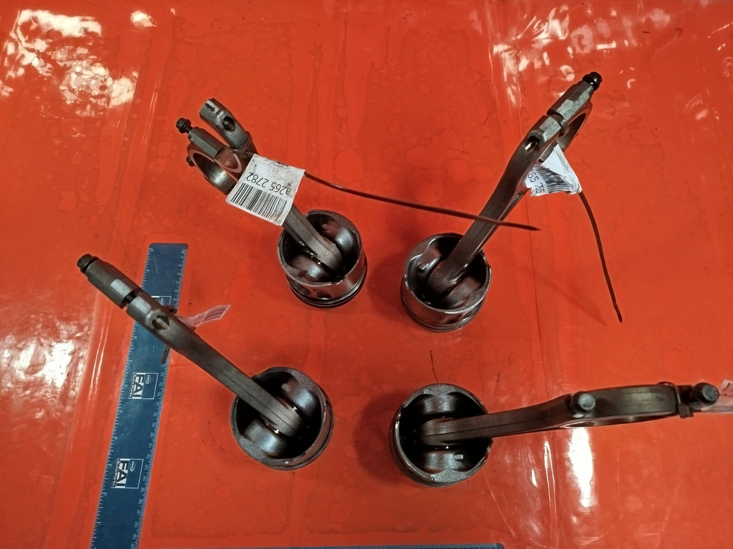 ✅2010 LAND ROVER DISCOVERY 4 L319 SET OF PISTONS H268X + WARRANTY A265