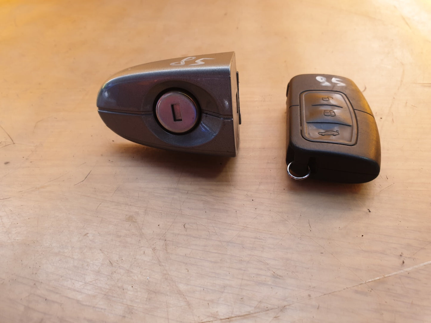 ✅2007 FORD MONDEO MK4 DOOR LOCK & KEY Thunder Metallic + WARRANTY A085
