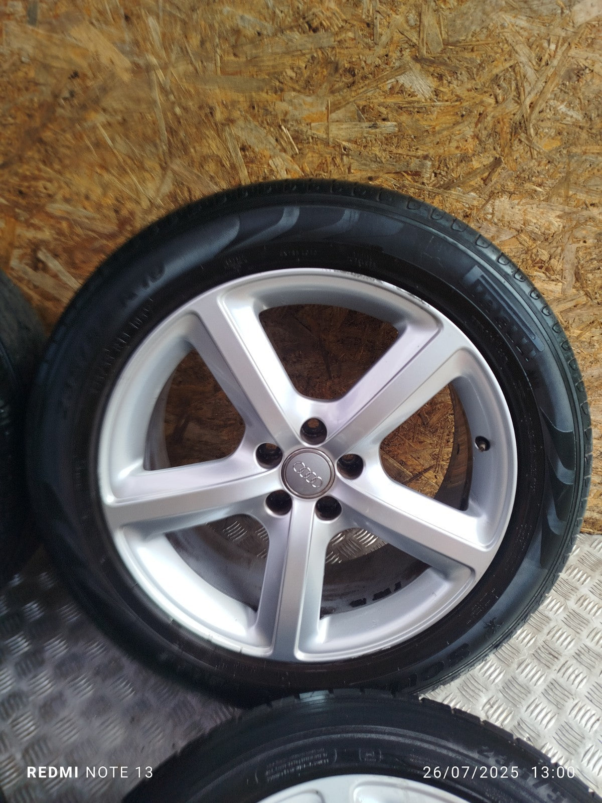 ✅AUDI Q5 S LINE 2.0 DIESEL 2012 ALLOY WHEEL WITH TYRE SET 235/55 R19 8R0601025