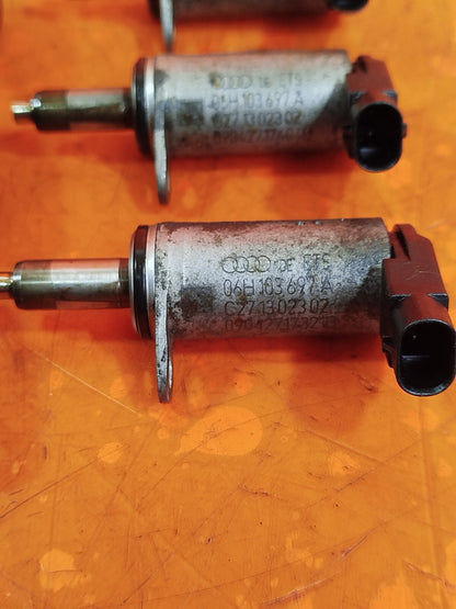 ✅AUDI A5 S LINE CABRIO 2.0 PETROL 2009 CAMSHAFT PRESSURE ADJUST SET 06H103697A