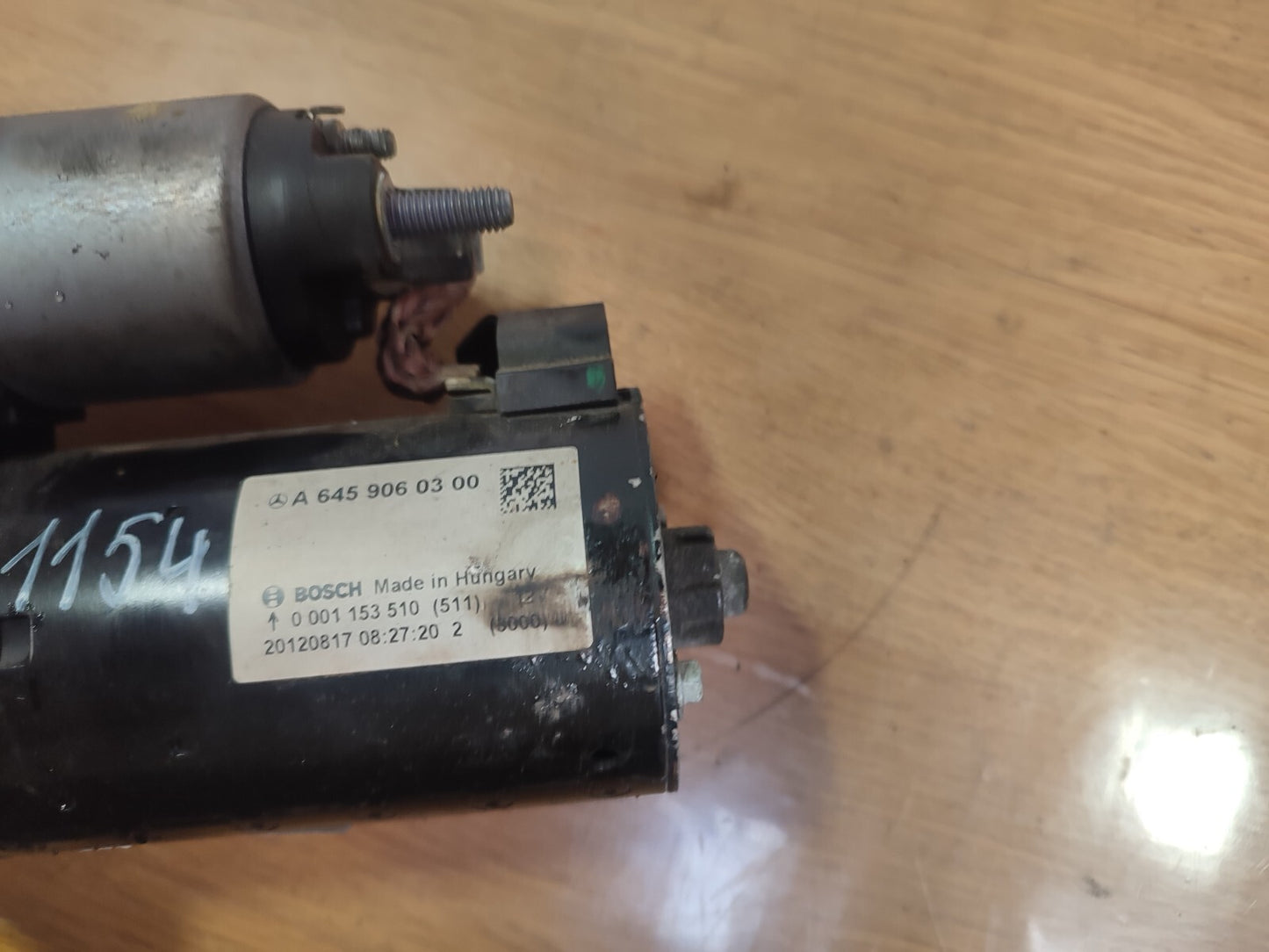 MERCEDES B CLASS W246 1.8 DIESEL 2012 STARTER MOTOR A6459060300 Warranty A211