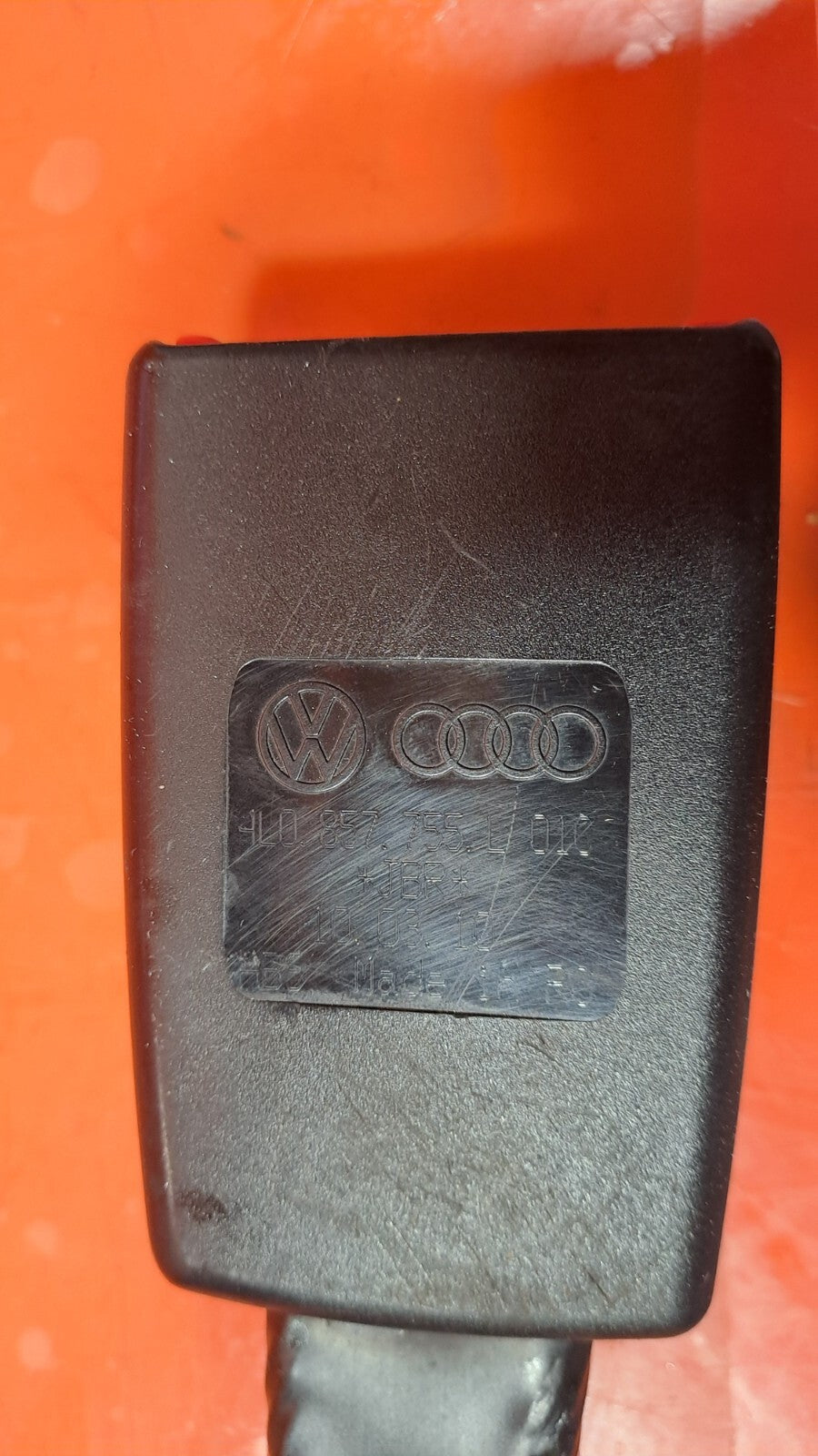 AUDI Q7 S-LINE 3.0 DIESEL 2010 FRONT LEFT OR RIGHT SEAT BELT BUCKLE 4L0857755L