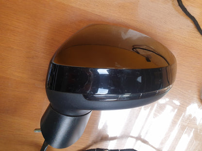 ✅2018 AUDI A1 8X 1.4TFSI FRONT LEFT WING MIRROR BLACK Y9B + WARRANTY A087