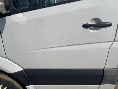 ✅VW CRAFTER CR35 2.0 DIESEL 2015 FRONT LEFT DOOR BARE WHITE Warranty A275