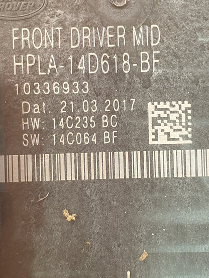 ✅Jaguar F-Pace 3.0 Petrol 2017 Front Right Door Control Module HPLA-14D618-BF
