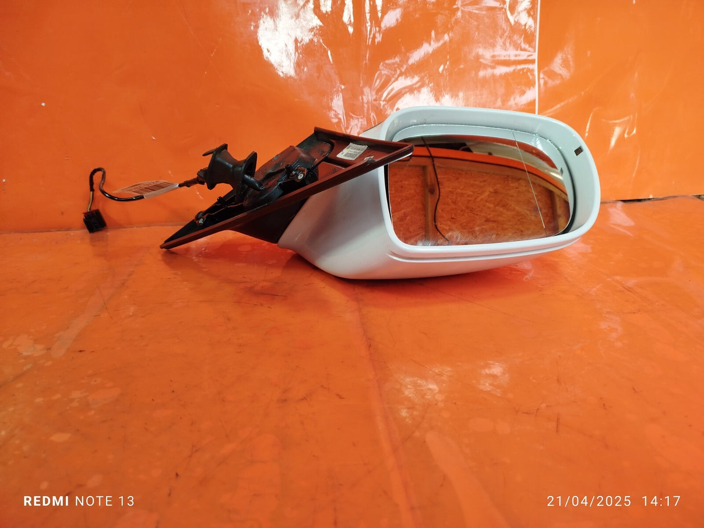 ✅2012 AUDI Q5 8R S LINE FRONT LEFT WING MIRROR WHITE S9R 8R2857409C + WARRANTY