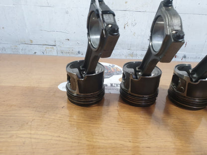 2010 BMW 5 SERIES F11 2.0D PISTON & CON ROD set of x4 0840ZU + WARRANTY A216