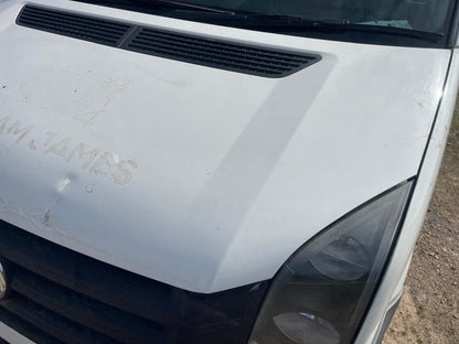 ✅VW CRAFTER CR35 2.0 DIESEL 2015 BONNET WHITE Dent A275