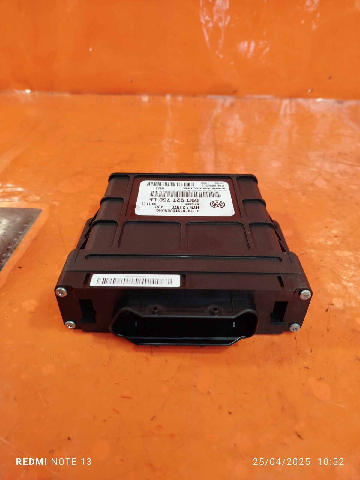 ✅PORSCHE CAYENNE V6 3.6 PETROL 2010 GEARBOX CONTROL UNIT 09D927750LE Warranty