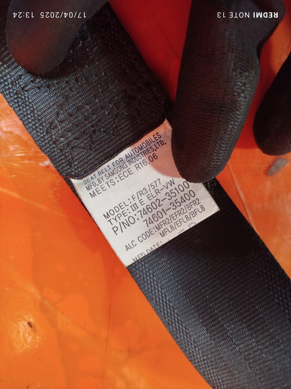 ✅SSANGYONG TIVOLI Elx 1.6 DIESEL 2016 FRONT LEFT & RIGHT SEAT BELT 74601-35400